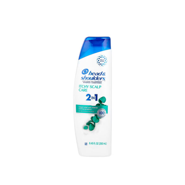 Head & Shoulders, Itchy Scalp Care, Champú y acondicionador 2 en 1 Con eucalipto 250 ml